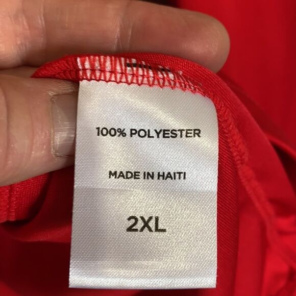 Sport Tek Happy Harbor Marina Long Sleeve Moisture Wicking Red Size XXL EUC - Picture 6 of 8